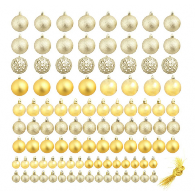 Be Basic Julgranskulor 100 delar Guld