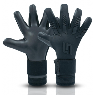 GRIPMODE Blackout Hybrid 2.0 malvaktshandskar malvaktshandskar med belaeggning av Griptec latex foer alla vaeder fotbollsmalvaktshandskar foer barn tonaringar och vuxna storlek 711