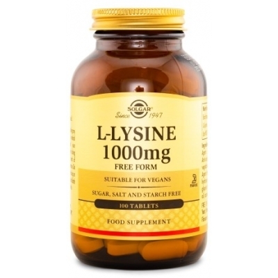 solgar l lysine 1000 mg 58648 x2