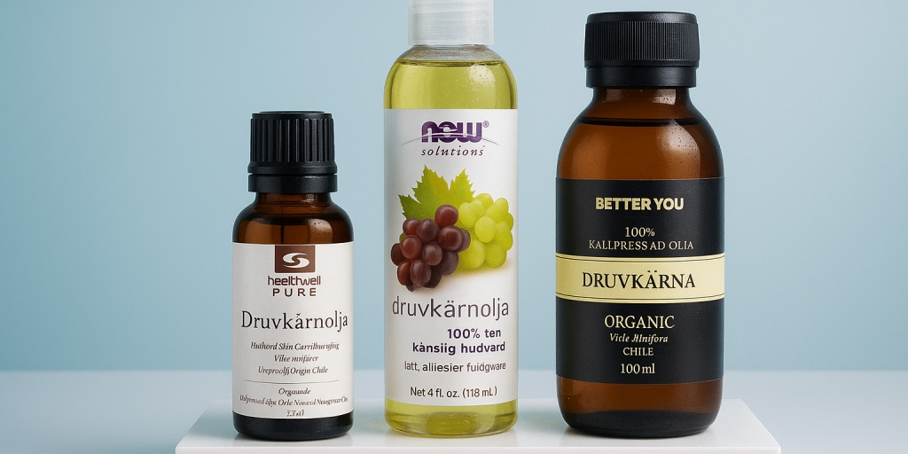 Testvinnarna från testet av Druvkärnolja