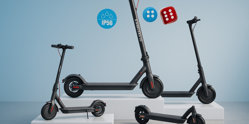 Testvinnarna från testet av Elscooter för barn
