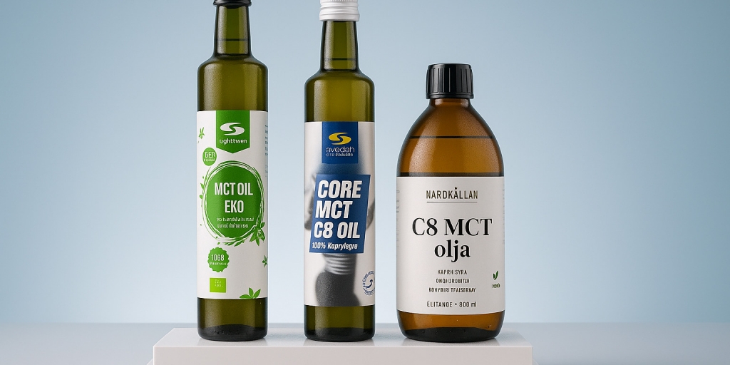 Testvinnarna från testet av MCT-Olja