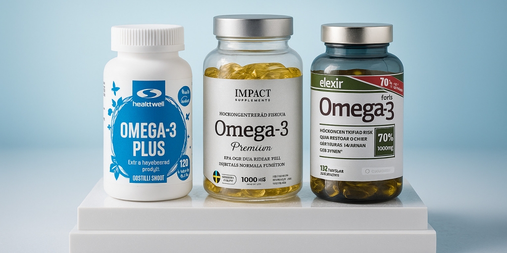 Testvinnarna från testet av Omega 3 kapslar