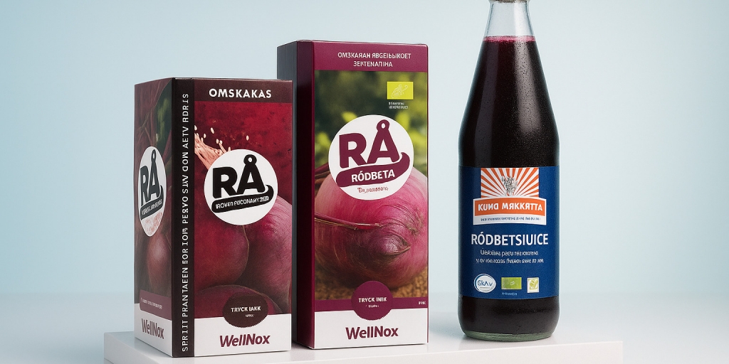 Testvinnarna från testet av Rödbetsjuice