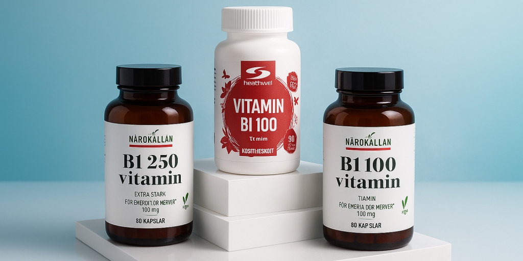 Testvinnarna från testet av Vitamin B1 Tiamin