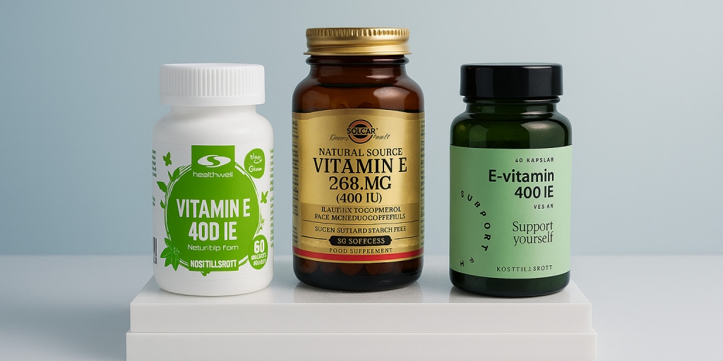 Testvinnarna från testet av Vitamin E