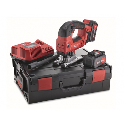 FLEX Batteridriven sticksag 18V Komplett set