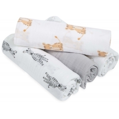 Aden by Aden + Anais Muslinfilt Swaddle 4-pack