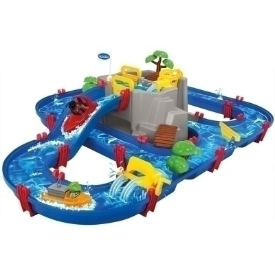 AquaPlay Mountain Lake Fyra Lekstationer Kanalsystem