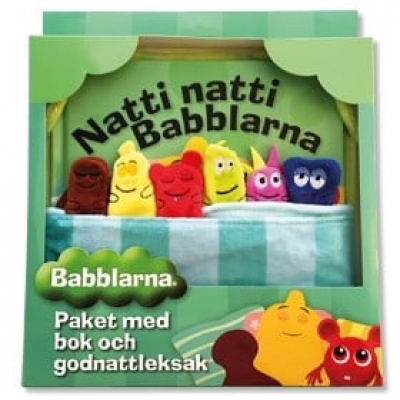 Babblarna Bokpaket och godnattleksak