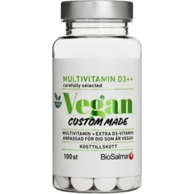BioSalma Multivitamin Vegan D-vitamin++ 100 tabletter