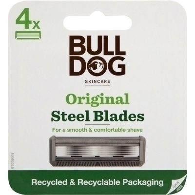 Bulldog Original Steel Blades Rakblad 4 st