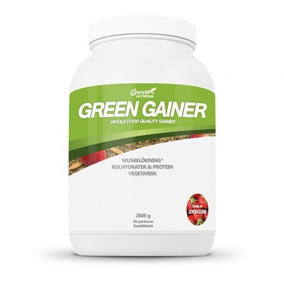 Green Nutrition Vegansk Gainer 2000 g                                                                     Jordgubb