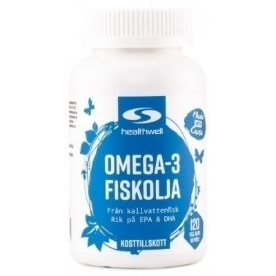 healthwell omega 3 fiskolja 65381 x2