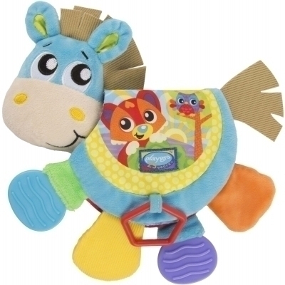 PlayGro Musical Clip Clop Teether Book Bitleksak