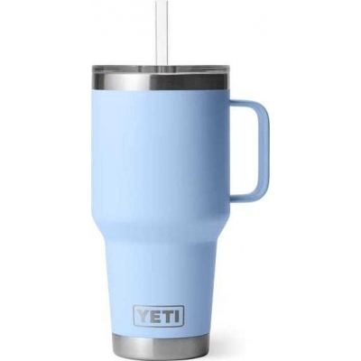 Yeti Rambler 1L Straw Mug Big Sky Blue
