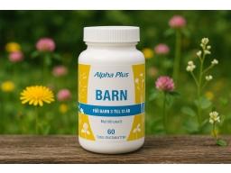 Produktguide testar Alpha Plus BarnVital