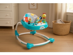 Produktguide testar Baby Einstein Sky Xplorers Lära-Gå-Stol