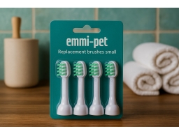 Produktguide testar emmi®-pet Ersättningsborstar små 4 st