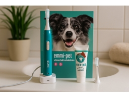 Produktguide testar emmi®-pet Ultraljudstandborste 1.0 för hundar och andra sällskapsdjur