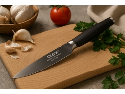 Produktguide testar Keramik-stål-hybrid Onyx Cookware™ Allkniv 13cm