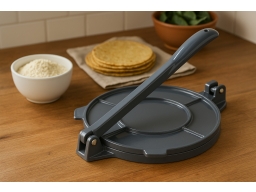 Produktguide testar Kitchen Craft Mex Tortillapress 25x20x9cm Aluminium