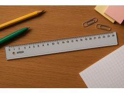 Produktguide testar Linjal Arda plast 30 cm