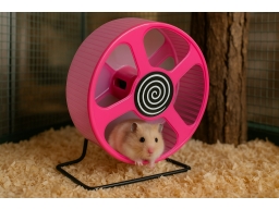 Produktguide testar Trixie Hamsterhjul färg