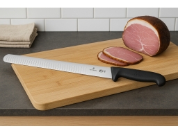 Produktguide testar Victorinox Lång Skinkkniv Olivslipad med Fibroxhandtag 36 cm