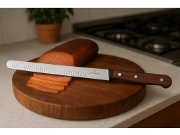 Produktguide testar Victorinox Lax och Skinkkniv Räfflad 30 cm maple wood