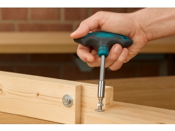 Produktguide testar wolfcraft Skruvmejsel med T-handtag och bitshållare 1235000